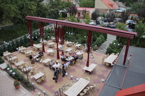 Näkymä IROA tuomareiden hotellin terassille